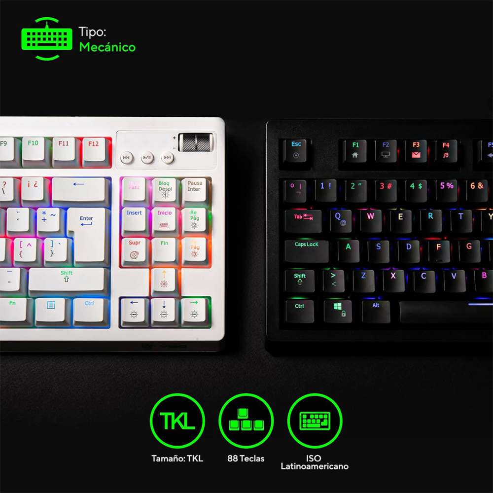 Teclado Quasar Black VSG_9